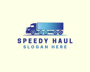 logistics Delivery Truck logo design