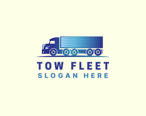 logistics Delivery Truck logo design