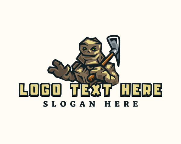 Stone Golem Pickaxe logo