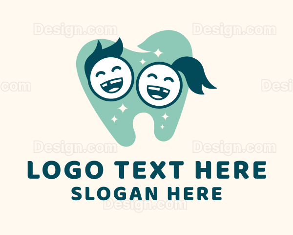 Kids Pediatric Dentist Logo