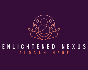 Wellness Yoga Meditation logo design