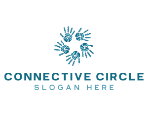 Social Community Hand logo