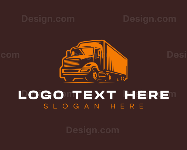 Truck Cargo Delivery Logo