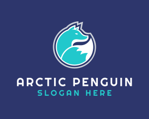 Wild Arctic Fox logo design