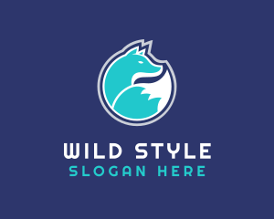 Wild Arctic Fox logo design