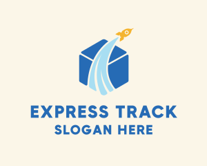 Rocket Box Logistic logo design