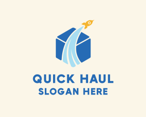 Rocket Box Logistic logo design