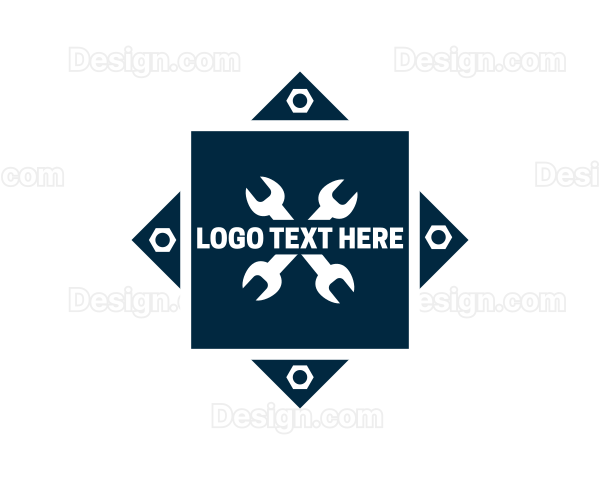 Wrench Tool Business Logo