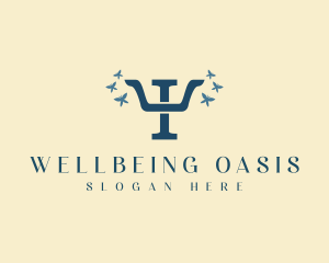 Mental Wellbeing Psychology logo design