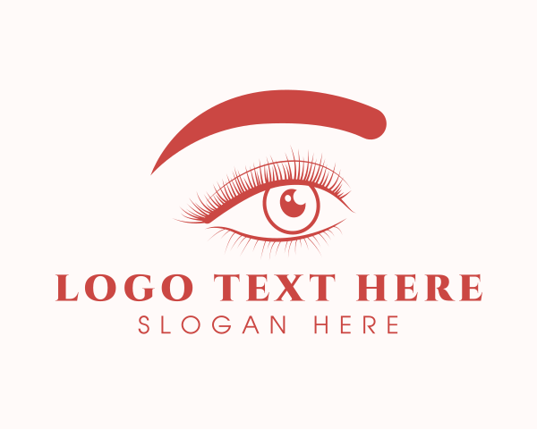 Eyelash logo example 3