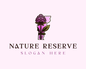 Vermont Nature Flower logo design