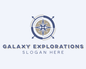 Navigation Compass Adventure logo design