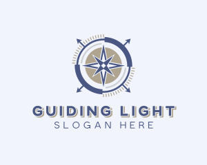 Navigation Compass Adventure logo design