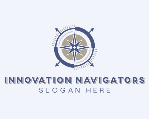 Navigation Compass Adventure logo design