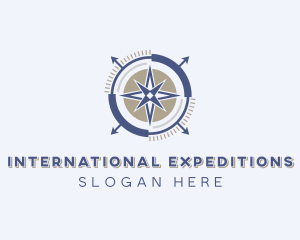 Navigation Compass Adventure logo design