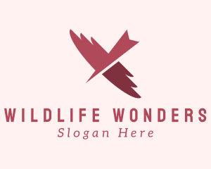 Flying Wildlife Bird logo design