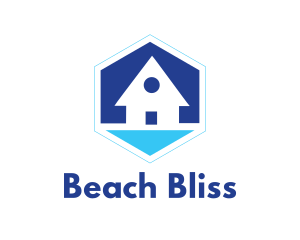 Blue Beach House logo design