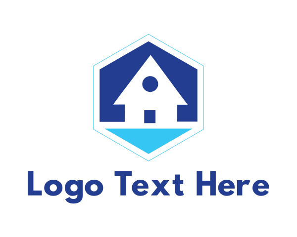 Blue Hexagon logo example 1