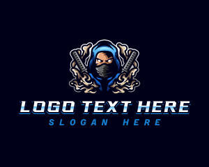 Ninja Smoking Avatar logo