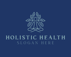 Holistic Wellness Yoga logo design