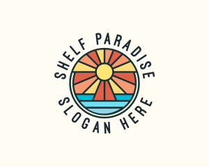 Island Summer Paradise logo design