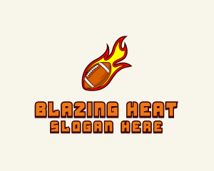 Blazing Football Team logo design