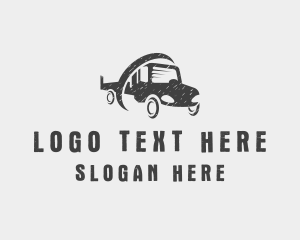 Pickup Truck Vehicle logo