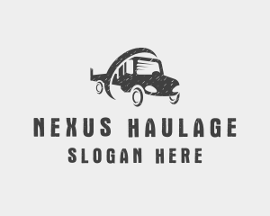 Pickup Truck Vehicle logo design