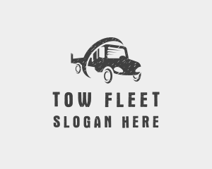 Pickup Truck Vehicle logo design