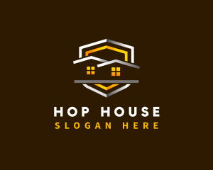 House Shield Security logo design