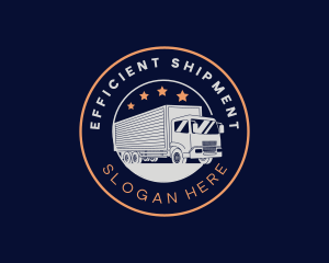 Cargo Logistics Truck logo design