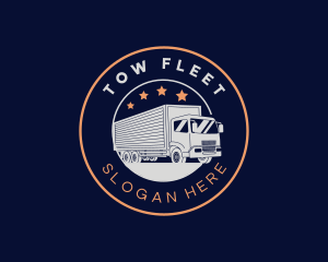 Cargo Logistics Truck logo design