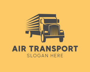 Express Cargo Truck logo design