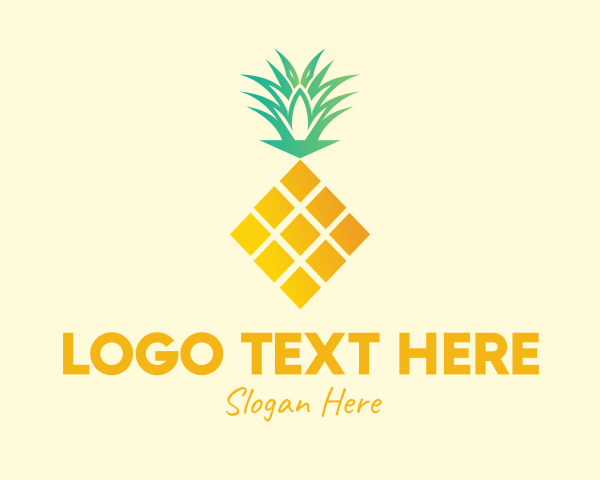 Tropical Fruit logo example 1