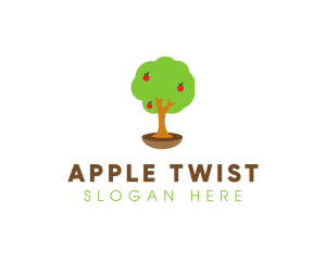 Apple Tree Farm logo design