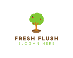 Apple Tree Farm logo design