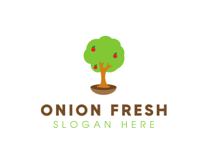 Apple Tree Farm logo design