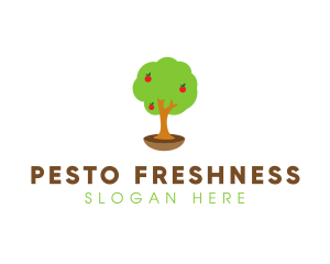 Apple Tree Farm logo design