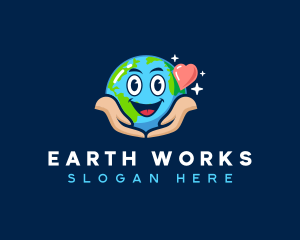 Environmental Earth Love  logo design