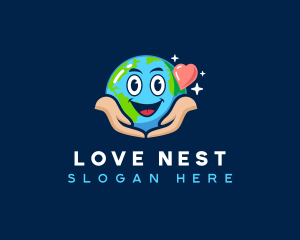 Environmental Earth Love  logo design