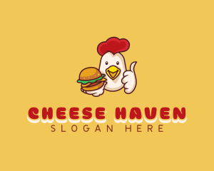 Chicken Burger Diner logo design