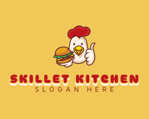 Chicken Burger Diner logo design