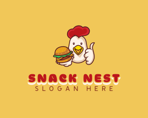 Chicken Burger Diner logo design