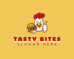 Chicken Burger Diner logo design