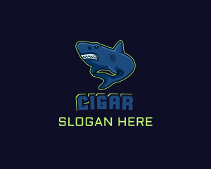 Wild Shark Gaming logo design