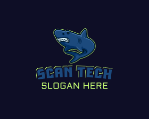 Wild Shark Gaming logo design