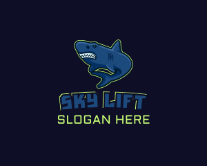 Wild Shark Gaming logo design