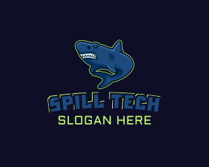 Wild Shark Gaming logo design