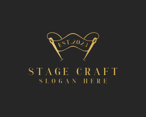 Dressmaking Needle Craft logo design