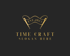 Dressmaking Needle Craft logo design